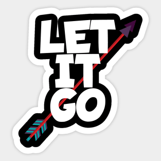 Archery let it go Sticker